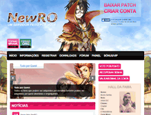 Tablet Screenshot of newro.com.br